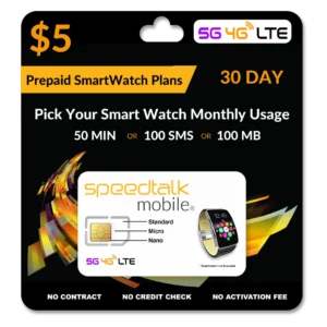 $5 A Month Smart Watch Plan