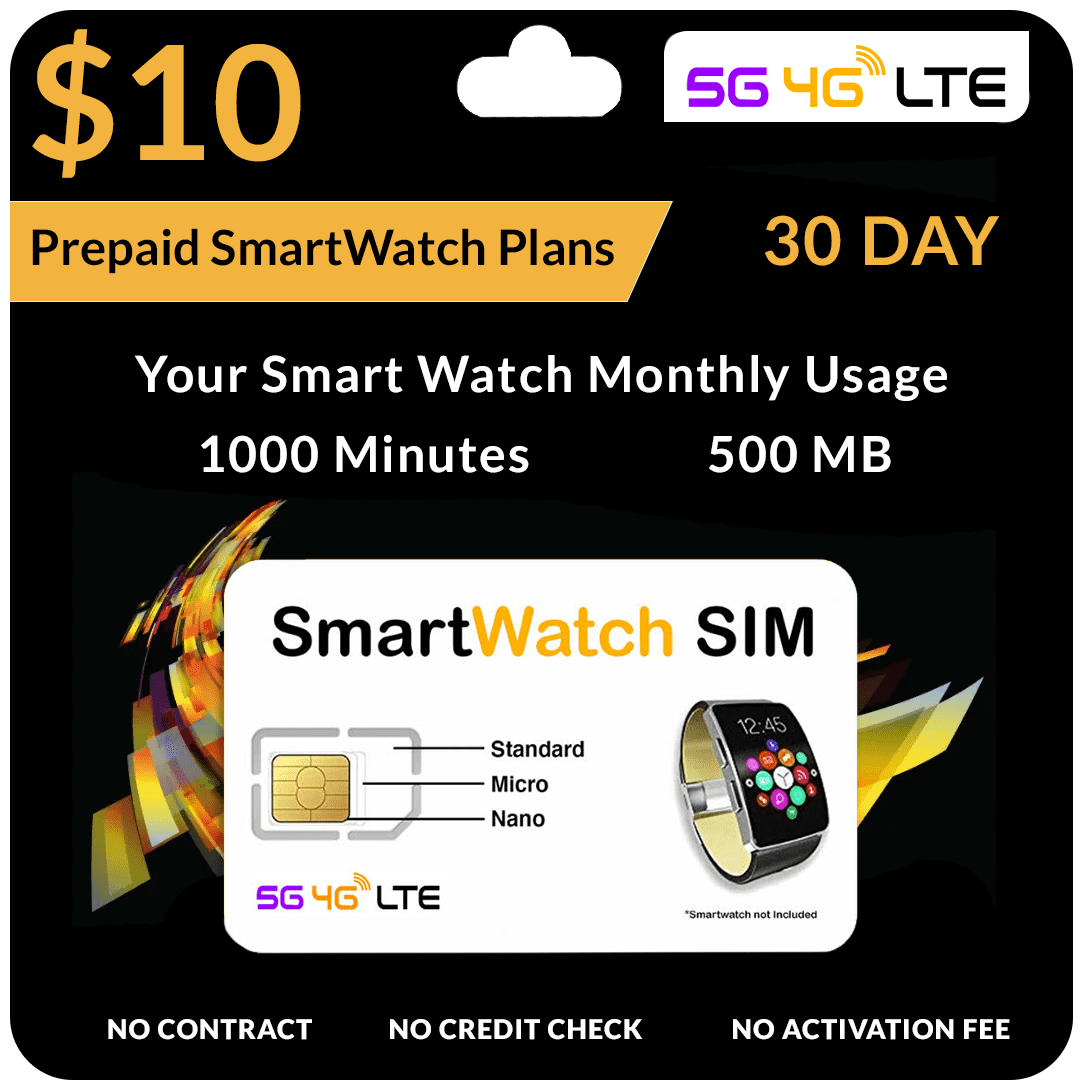 Smartwatch SIM Plan