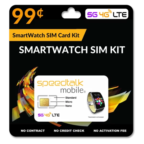 Smartwatch SIM Card Kit. Smart Watch Wireless Plans | Smart Watch Plans | Smartwatch Plan